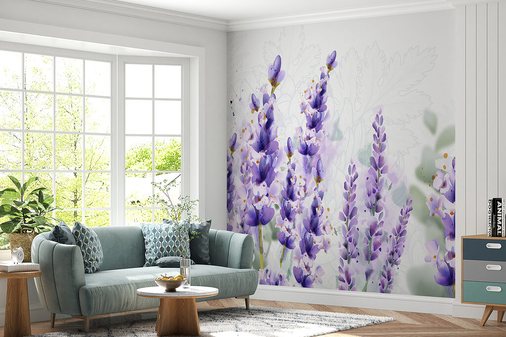 Group of purple flowers