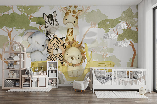 Group of animals in a yellow truck Group of animals in a yellow truck