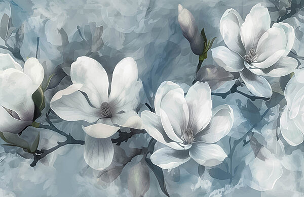 Grupo de flores blancas Grupo de flores blancas