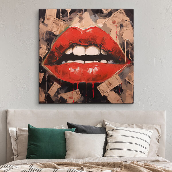 Cuadros Cuadros Cuadro de los labios de una mujer (SKU: s40319)