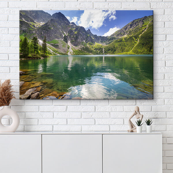 Cuadros Lago rodeado de montañas (SKU: s08147) Cuadros Cuadros Lago rodeado de montañas (SKU: s08147)