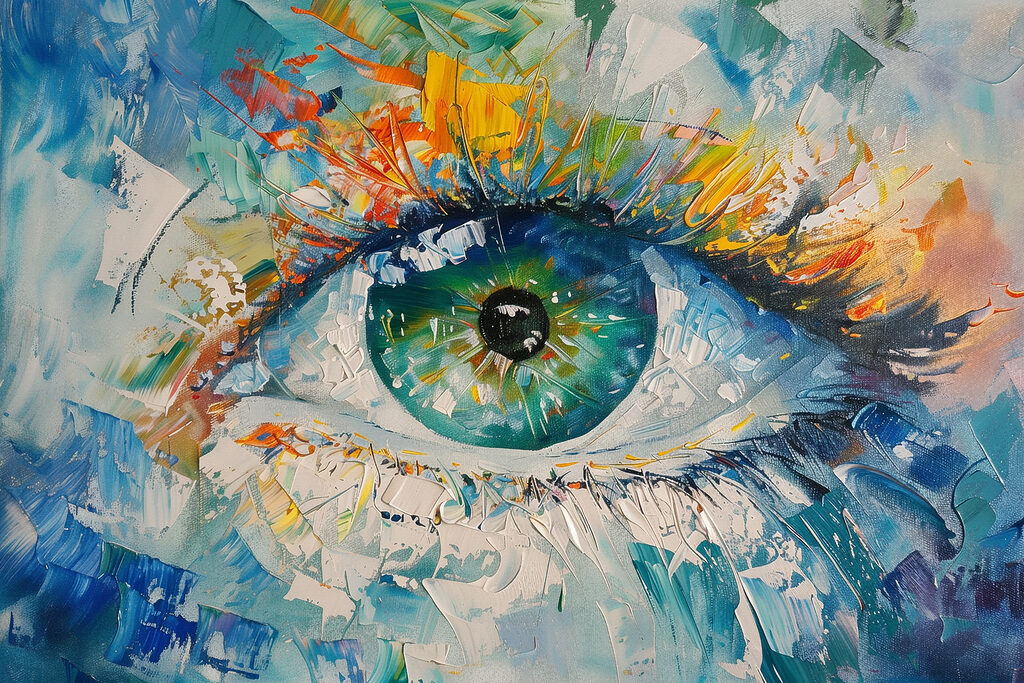 Painting of an eye
