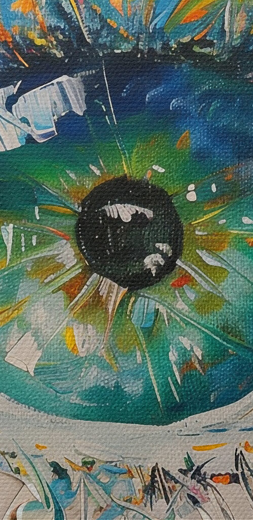 Painting of an eye