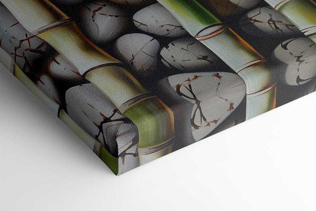 Painting of flowers and bamboo Painting of flowers and bamboo