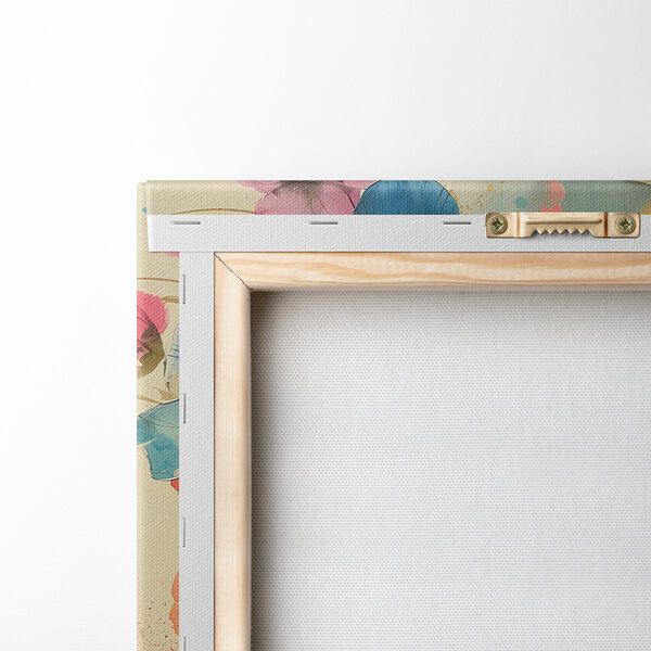 Painting of flowers on a white background