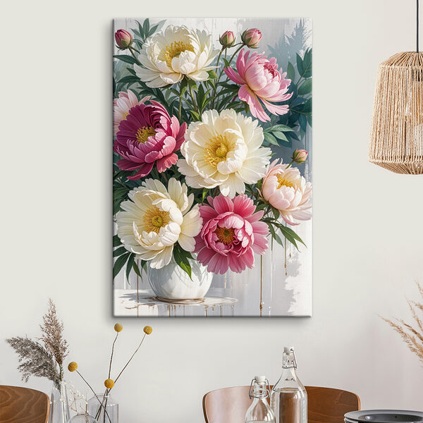Cuadros Cuadros Ramo de flores con hojas (SKU: s40403)