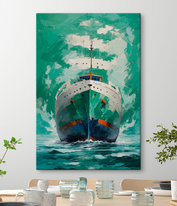 Cuadros Cuadro de un barco en el agua (SKU: s40326) Cuadros Cuadros Cuadro de un barco en el agua (SKU: s40326)