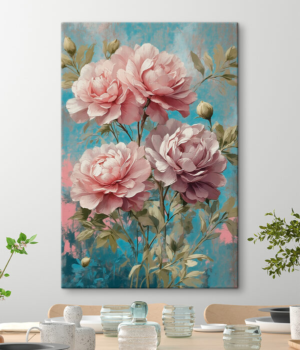Cuadros Cuadro de flores rosas (SKU: s40344) Cuadros Cuadros Cuadro de flores rosas (SKU: s40344)
