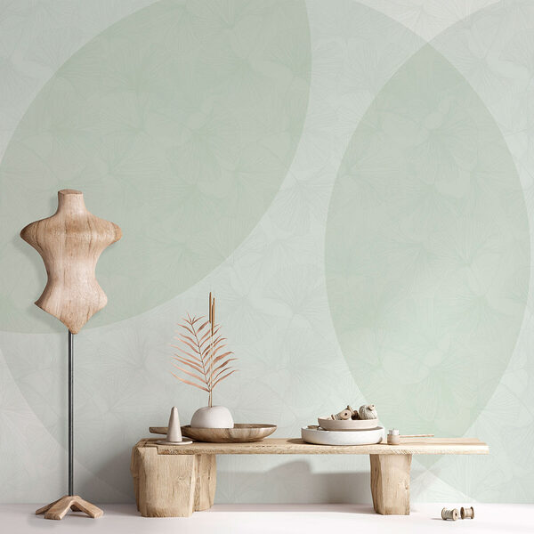 Fondo blanco y verde con círculos y líneas Fondo blanco y verde con círculos y líneas