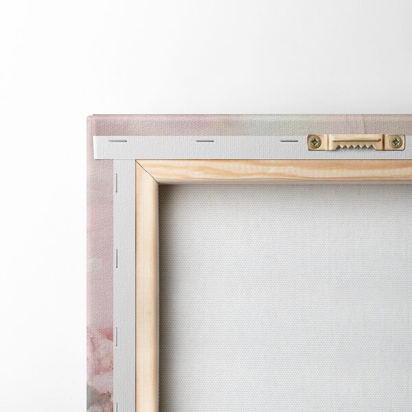 Painting of flowers on a white surface Painting of flowers on a white surface