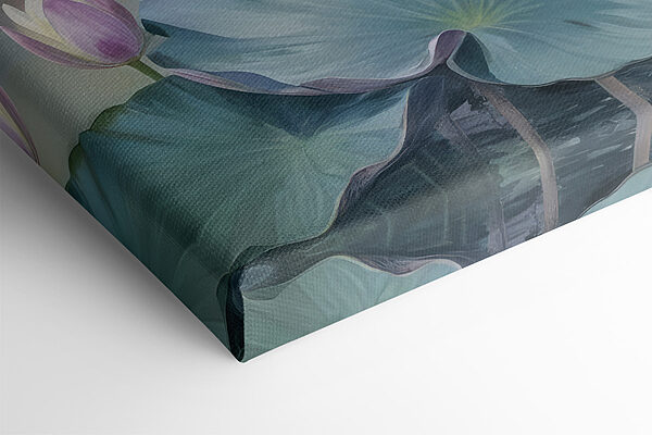 Painting of a flower and leaves