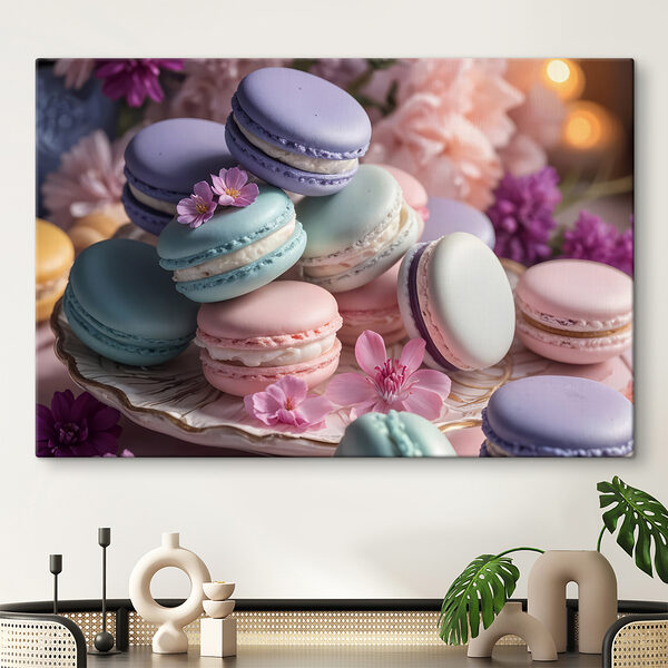 Cuadros Bandeja de macarrones de colores (SKU: s40546) Cuadros Cuadros Bandeja de macarrones de colores (SKU: s40546)