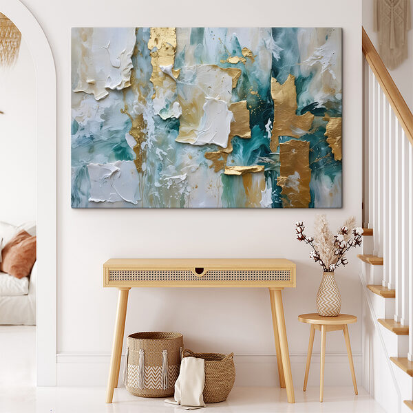 Ocean Meets Metallic Elegance Ocean Meets Metallic Elegance