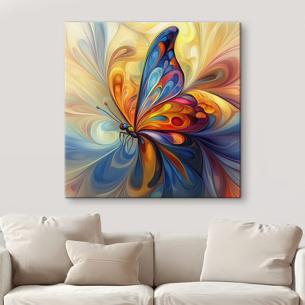 Mariposa de colores con un diseño en espiral Cuadros Mariposa de colores con un diseño en espiral