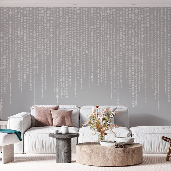 Fondo gris y blanco con lunares Fondo gris y blanco con lunares
