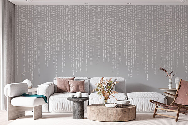 Fondo gris y blanco con lunares Fondo gris y blanco con lunares