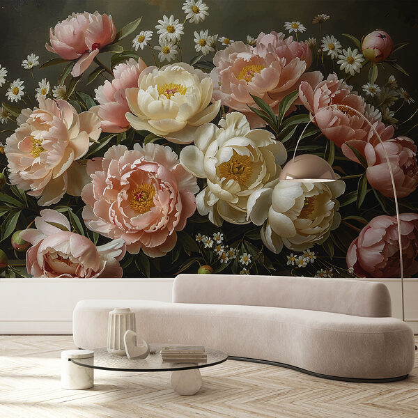 Ramo de flores rosas y blancas Ramo de flores rosas y blancas