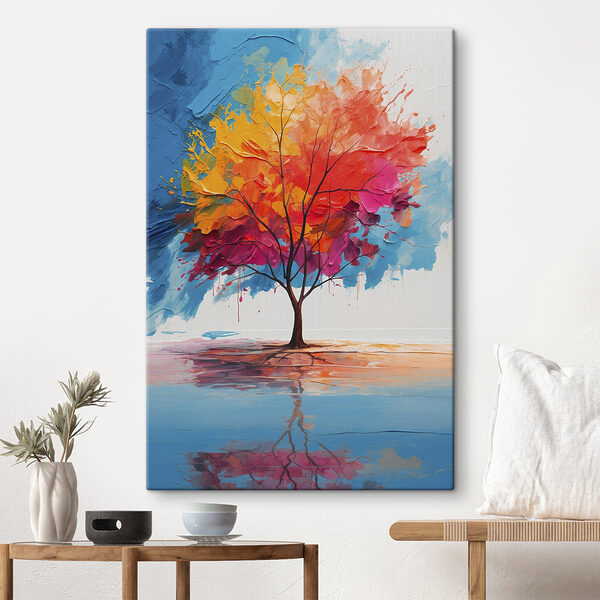 Cuadros Cuadro de un árbol colorido (SKU: s40455) Cuadros Cuadros Cuadro de un árbol colorido (SKU: s40455)