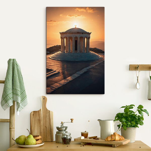 Cuadros Edificio con columnas y una cruz en lo alto (SKU: s40478) Cuadros Cuadros Edificio con columnas y una cruz en lo alto (SKU: s40478)