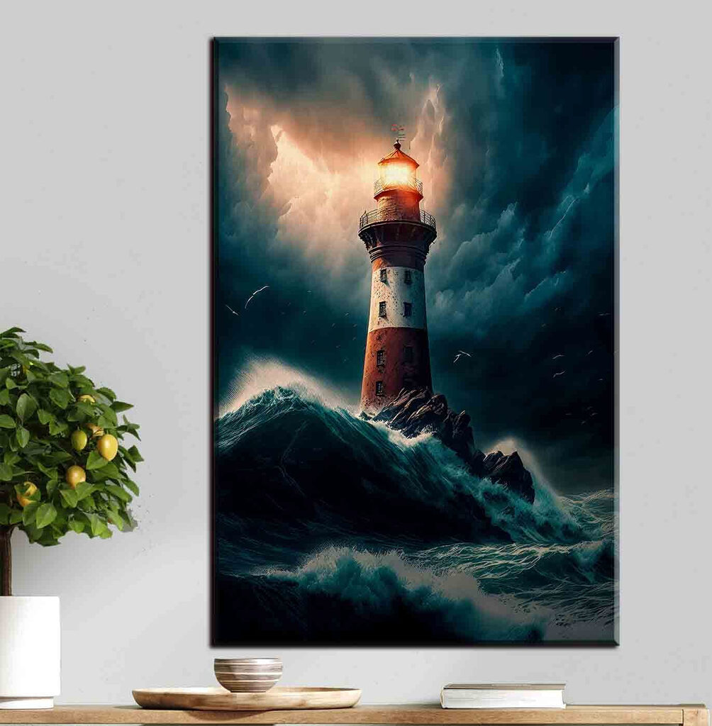 Lighthouse in the ocean Lighthouse in the ocean