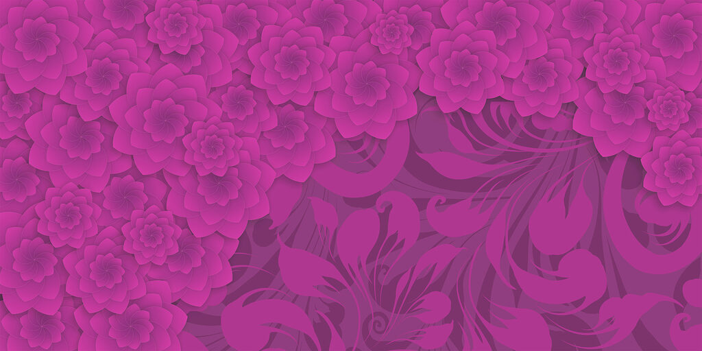 Fondo floral morado y rosa Fondo floral morado y rosa
