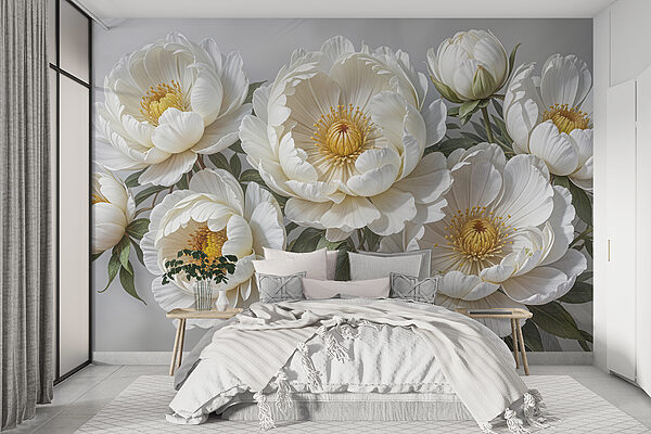 Group of white flowers