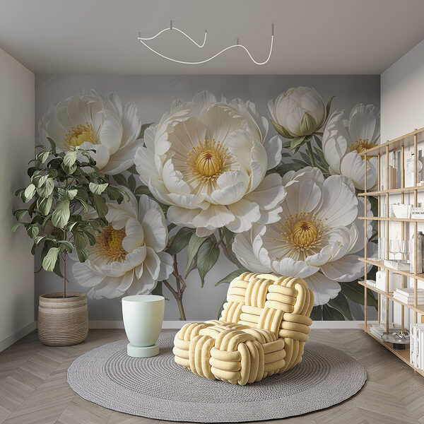 Group of white flowers