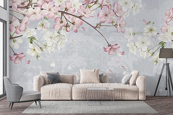 Ramo con flores blancas y rosas Ramo con flores blancas y rosas