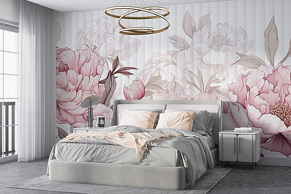 Fotomurales Fotomurales Primer plano de flores (SKU: w08255)