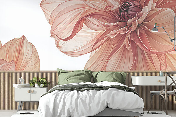 Fotomurales Fotomurales Primer plano de una flor (SKU: w08257)