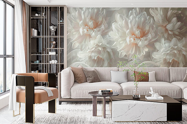 Group of white flowers