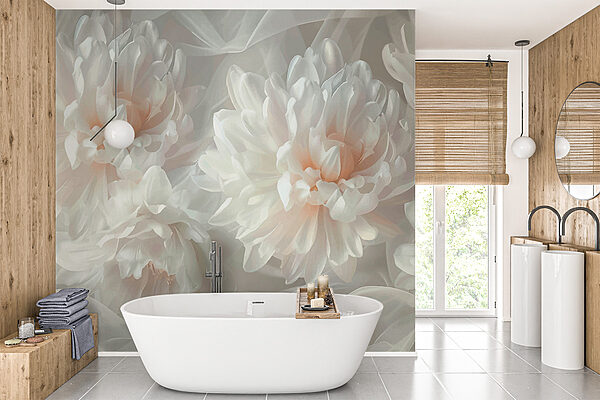 Group of white flowers