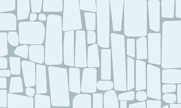 Formas rectangulares blancas sobre fondo azul Formas rectangulares blancas sobre fondo azul