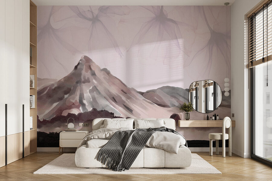 Pintura de una cordillera Pintura de una cordillera