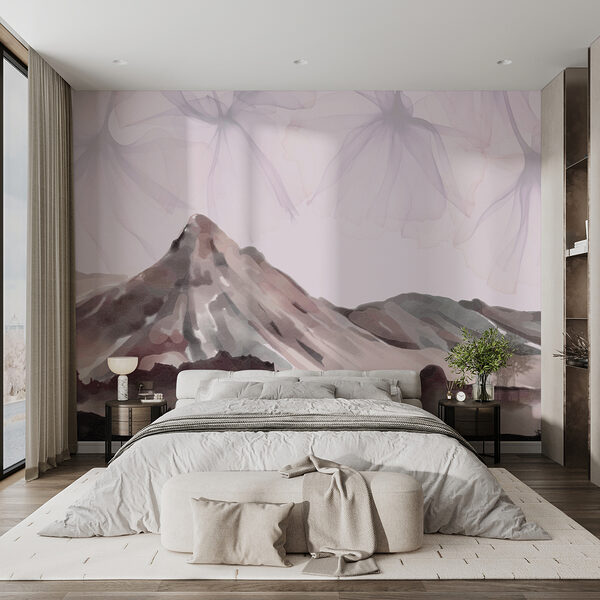 Pintura de una cordillera Pintura de una cordillera