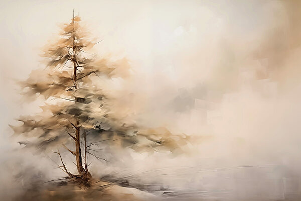 Árbol en la niebla Árbol en la niebla