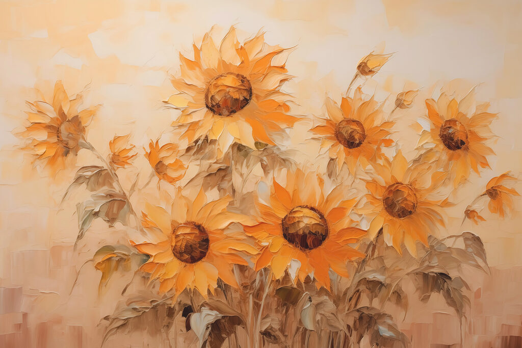 Pintura de girasoles Pintura de girasoles