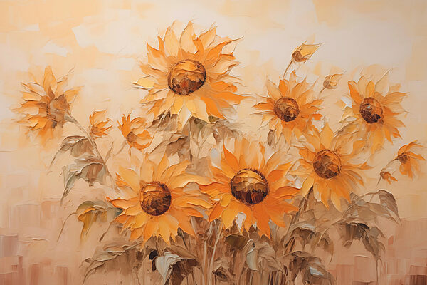Pintura de girasoles Pintura de girasoles