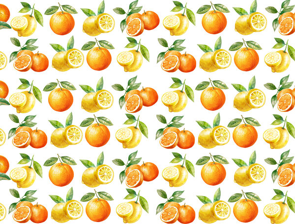 Patrón de naranjas y limones Patrón de naranjas y limones
