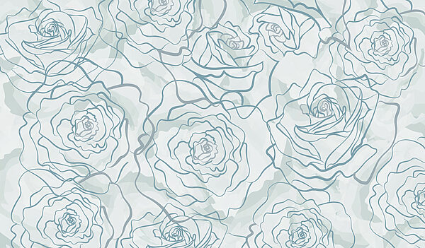 Motivo de rosas sobre fondo blanco Motivo de rosas sobre fondo blanco