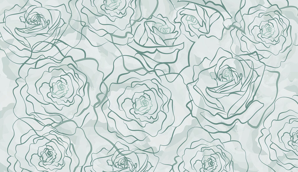 Motivo de rosas sobre fondo blanco Motivo de rosas sobre fondo blanco