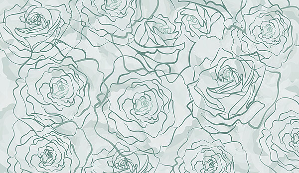 Motivo de rosas sobre fondo blanco Motivo de rosas sobre fondo blanco