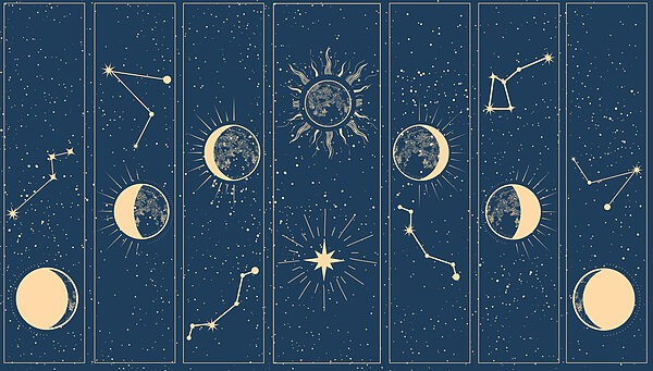 Grupo de imágenes del sol y la luna Grupo de imágenes del sol y la luna