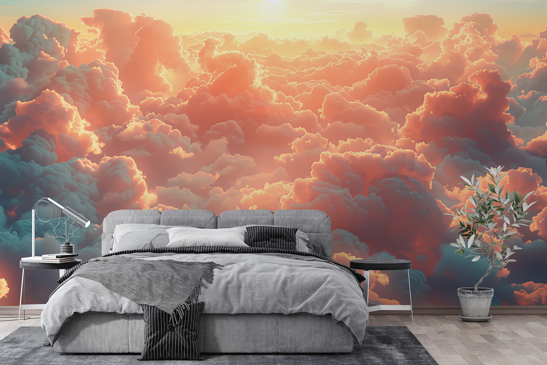 Large group of clouds Large group of clouds