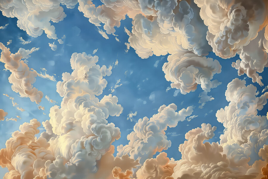 Nubes en el cielo