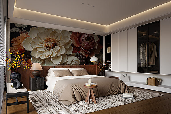 Fotomurales Fotomurales Primer plano de flores (SKU: w01662)