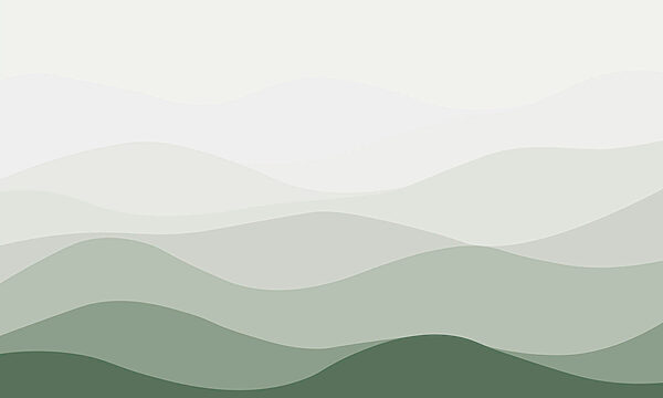 Green and white wavy lines