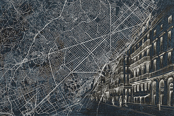 Mapa de una ciudad Mapa de una ciudad