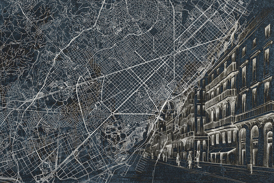 Mapa de una ciudad