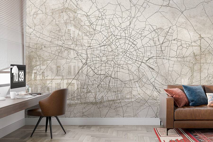 Mapa de una ciudad Mapa de una ciudad